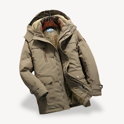 Warme Winterjacke Fleece Innenfutter Damen