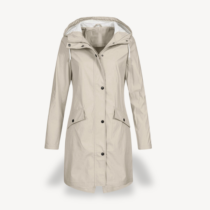 Wasserdichte Damenjacke Kapuzenparka Regenjacke