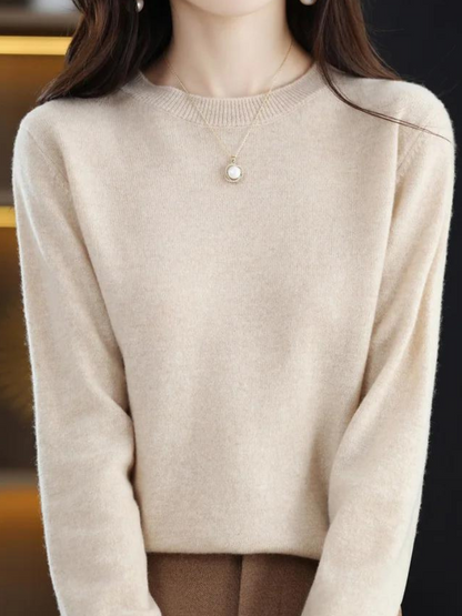 Weicher Langarm-Pullover Modern Stil