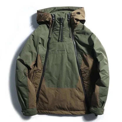 Männer Jacke Farbblock Sportlich Modern - IdealeKleiden