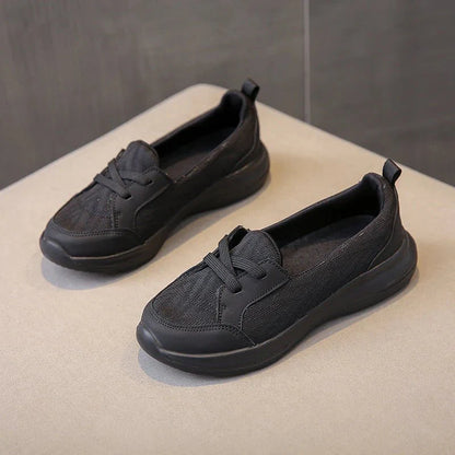 Damen Halbschuhe Komfortabel Lederschuhe