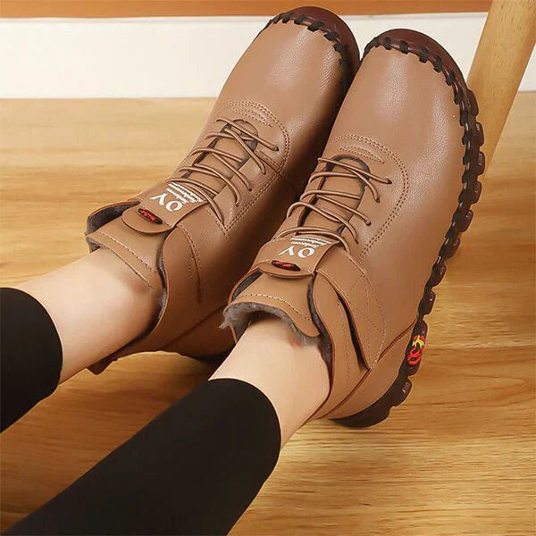 Hoher Schnürstiefel Robust Stiefel Damen