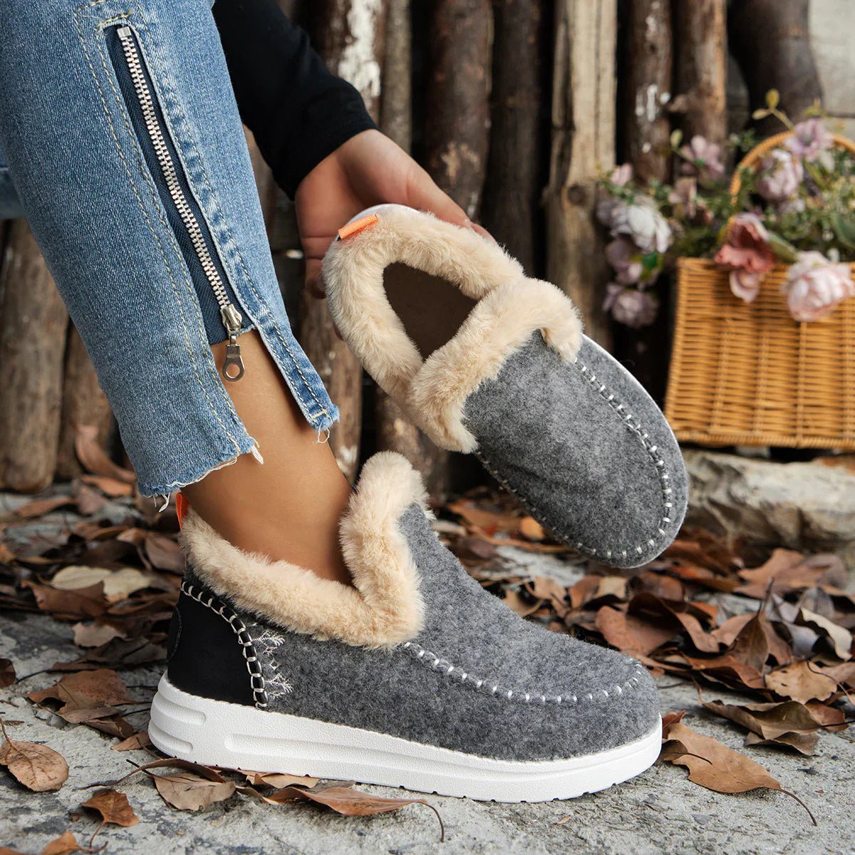 Gemütliche Winterstiefeletten für Damen