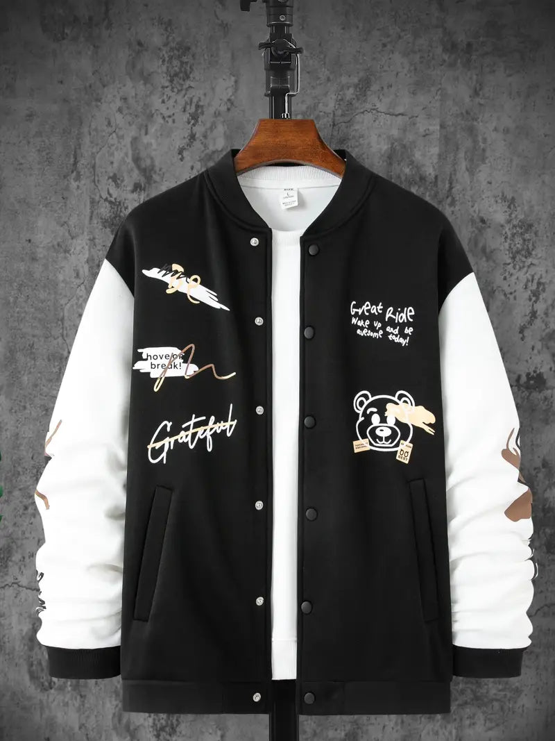 Trendige Herrenjacke Streetwear Style