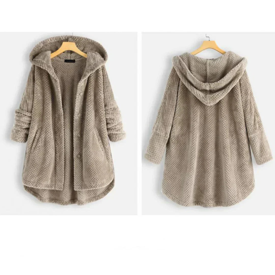 Weiche Fleecejacke Gemütlich Stylish - IdealeKleiden