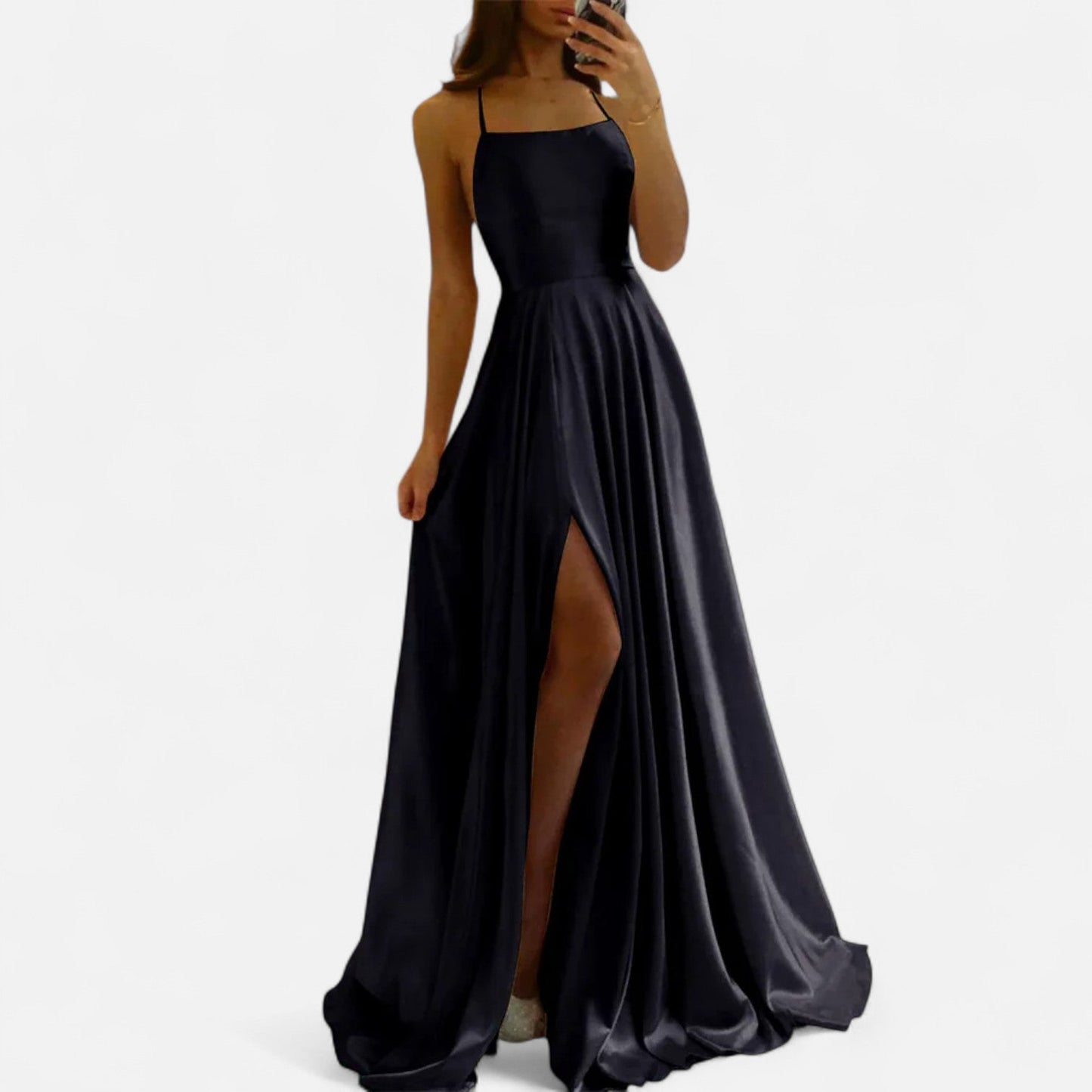Damen Sommerkleid Ärmellos Elegant Maxi-Formal
