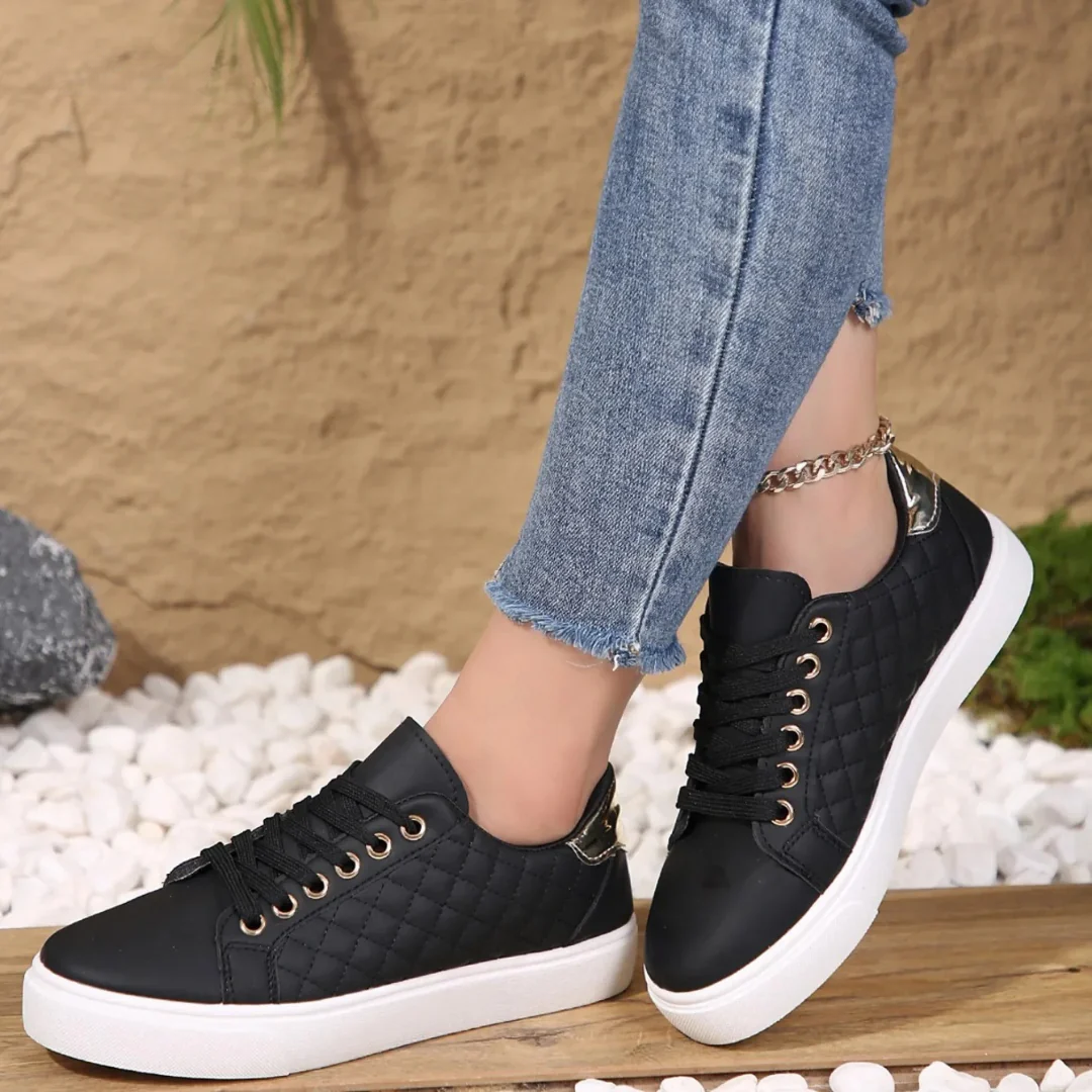 Damen Sportschuhe Bequem Schnüren