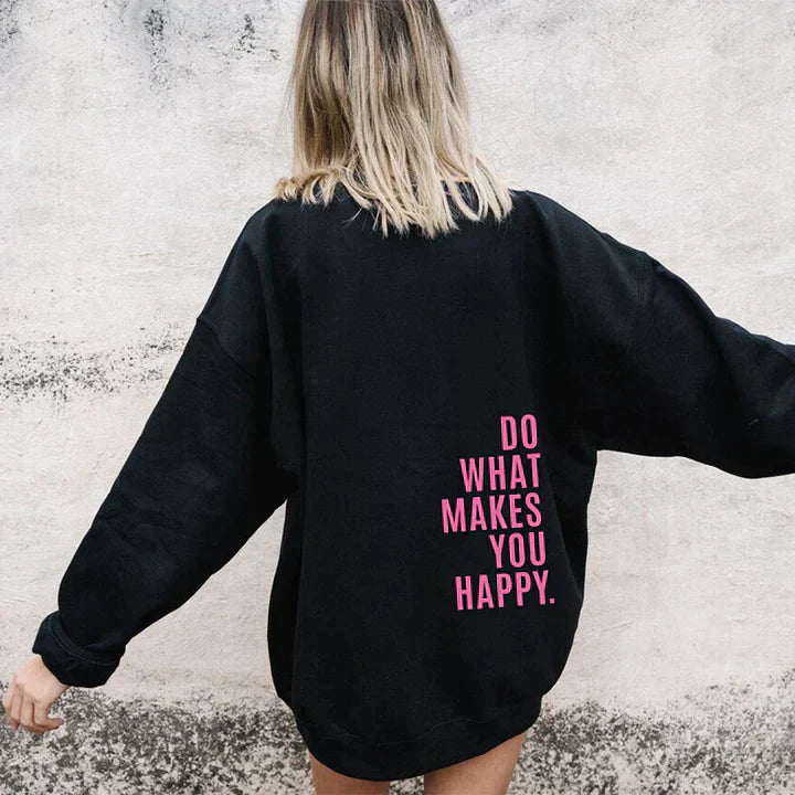 Stylisches Sweatshirt Damen Kapuze - IdealeKleiden