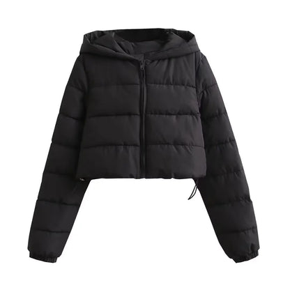 Stylische Winterjacke Slim Fit Kapuze