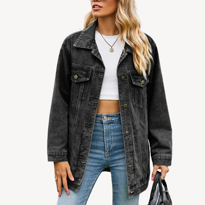 Elegantes Denim Jackenkleid für Damen