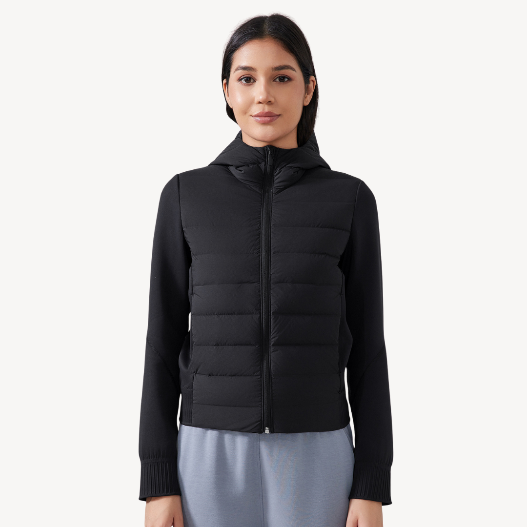 Damen Winterjacke Puffermantel Hoodie