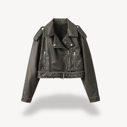 Lederjacke Damen Biker Style