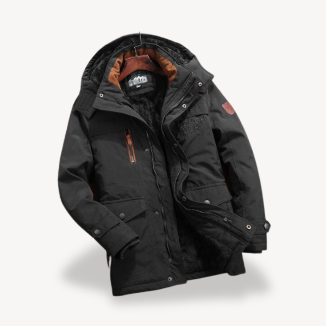Warme Winterjacke Fleece Innenfutter Damen