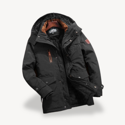 Warme Winterjacke Fleece Innenfutter Damen