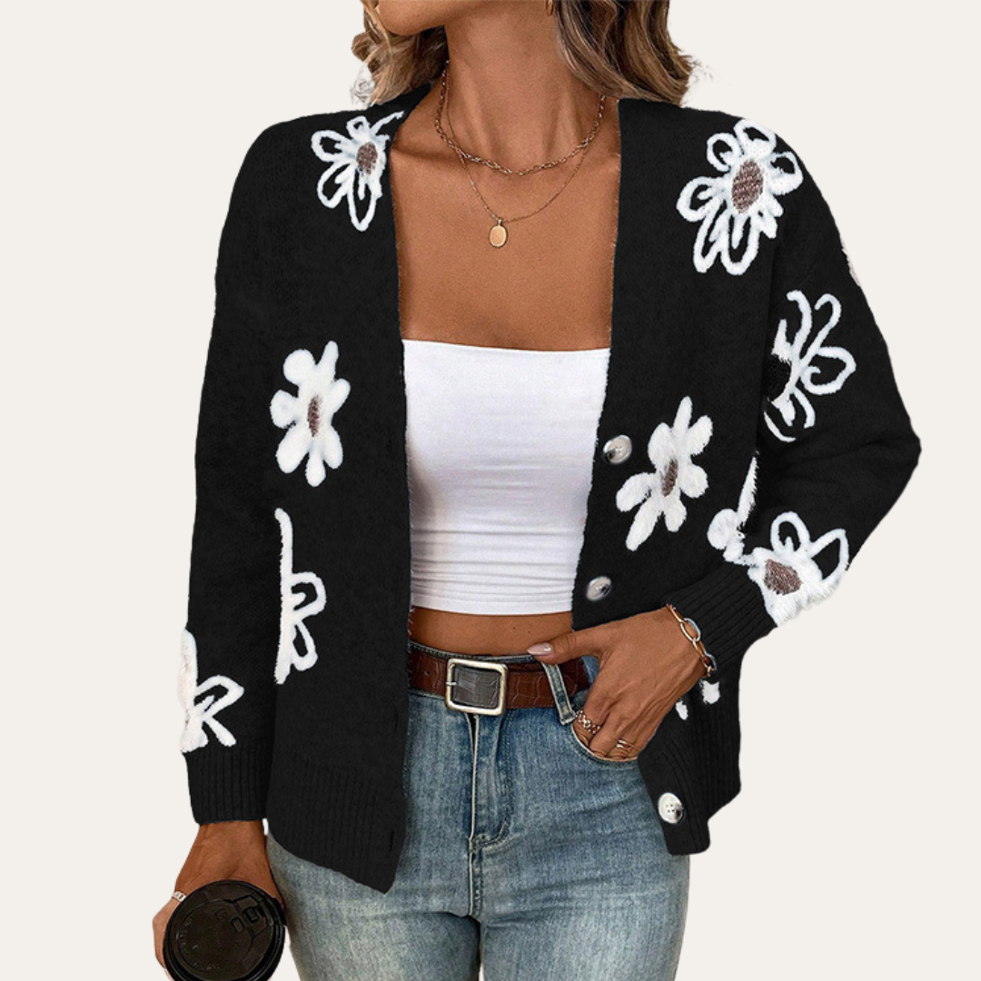 Stylische Damenstrickjacke Modern