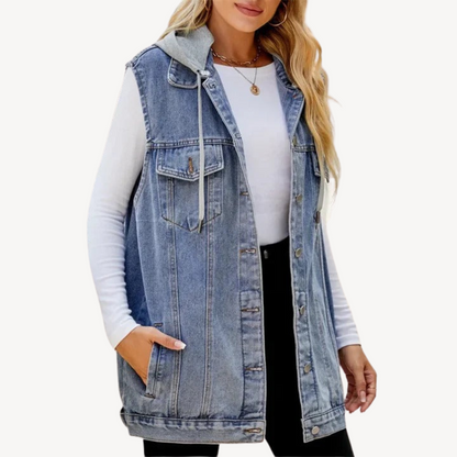 Modische Denim-Jacke für Damen