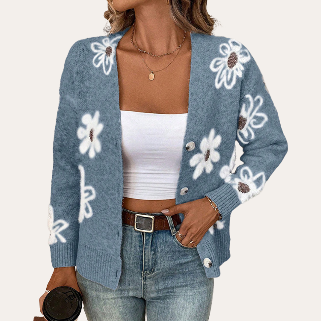 Stylische Damenstrickjacke Modern