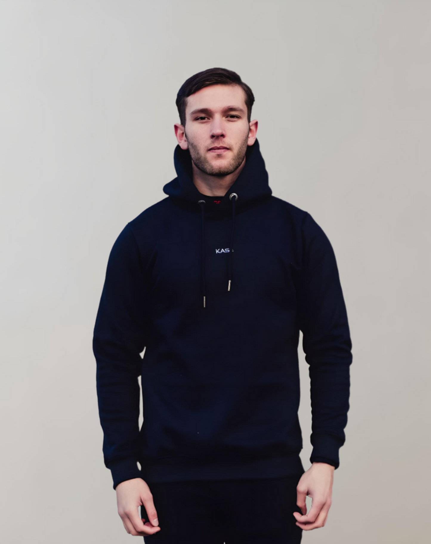 Stylischer Blauer Hoodie mit Coolen Designs