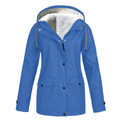 Winter Parka Jacke Kunstfell Gefüttert Warm Isoliert