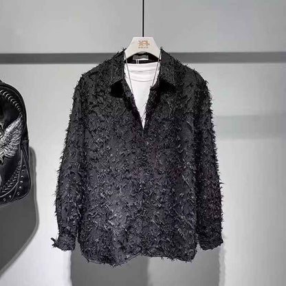 Bluse mit Textur Effekt - IdealeKleiden