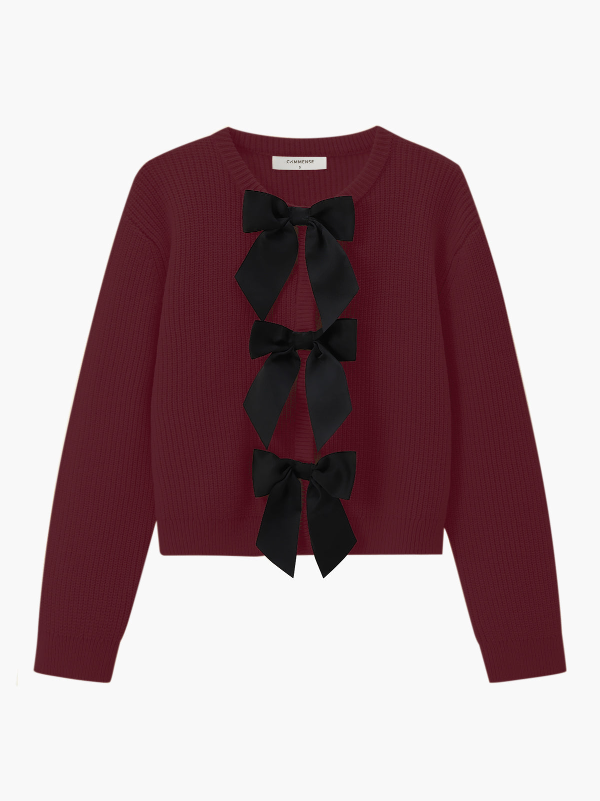 Stylisher Damenpullover mit Bow-Detail
