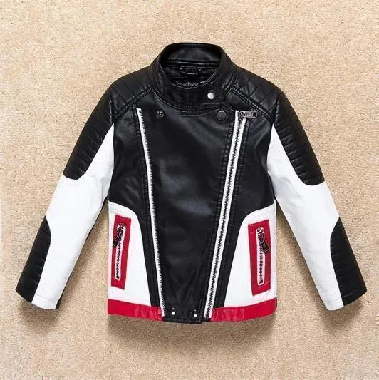 Jugendliche Lederjacke Trendy Style