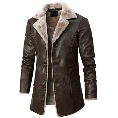 Herren Parka Luxus Winterjacke Modern