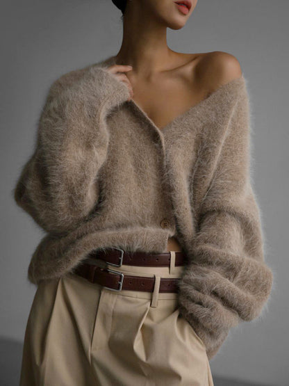 Elegante Strickjacke Zeitlos Chic