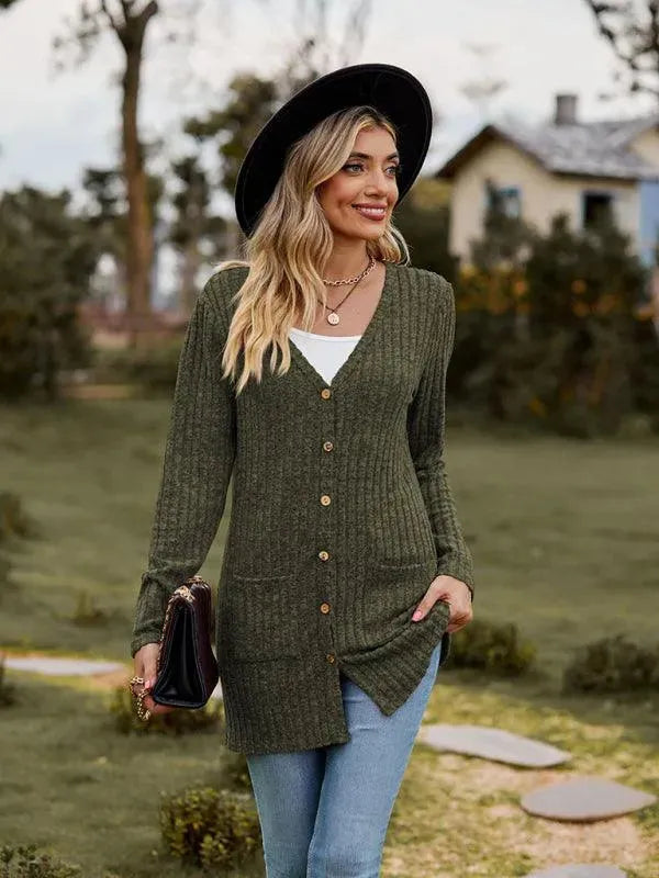 Weiche Damen Strickjacke Mode Pullover