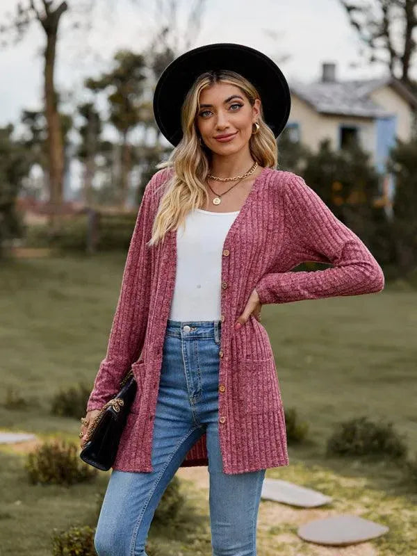 Weiche Damen Strickjacke Mode Pullover