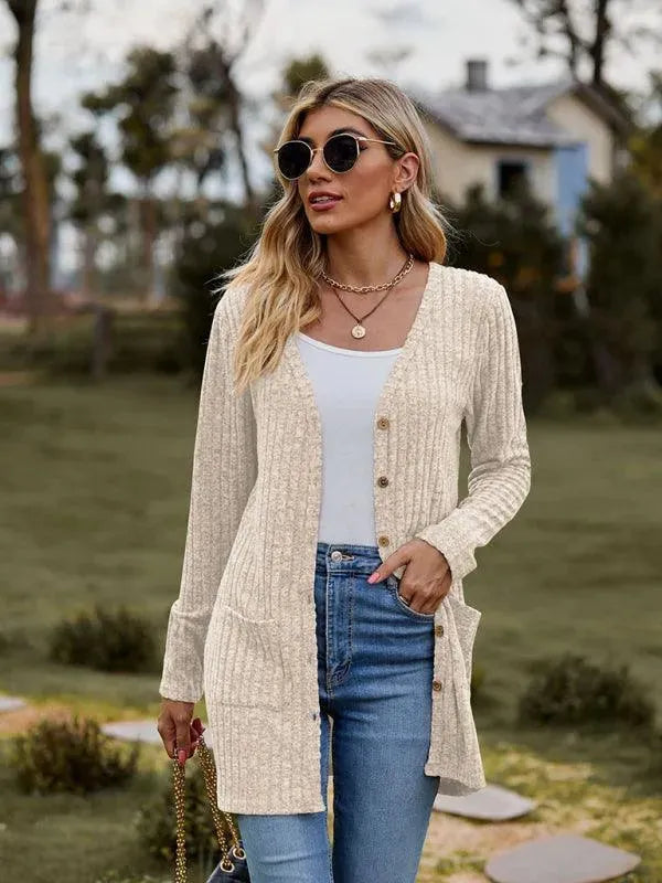 Weiche Damen Strickjacke Mode Pullover