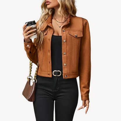Moderne Damen Denim Jacke