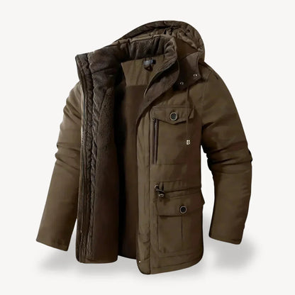 Herren Winterjacke Robust Fleece Isolierung