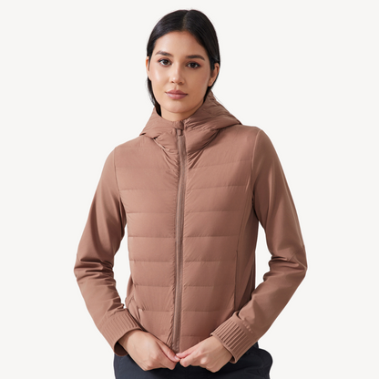 Damen Winterjacke Puffermantel Hoodie