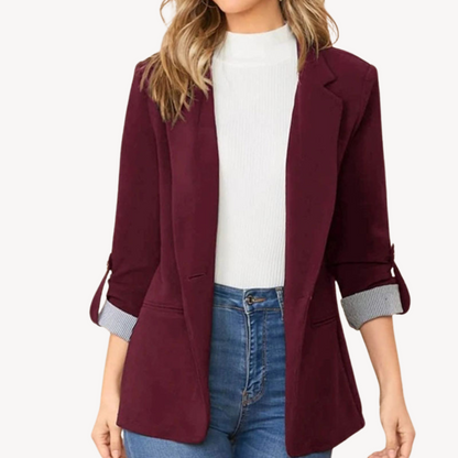 Damen Freizeitjacke 3/4 Ärmel Elegant