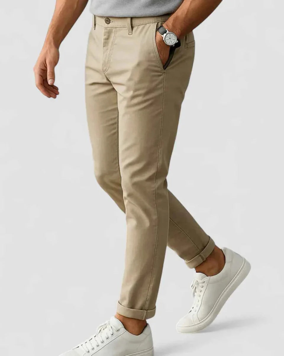 Herren Business Hosen Elegant Slimfit