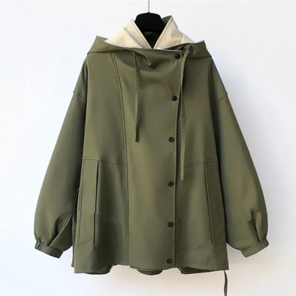 Modische Damenjacke Elegant Geschnürt - IdealeKleiden