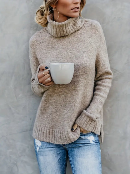 Weiche Pullover mit Rollkragen