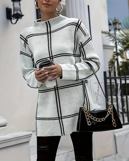 Modische Damenpullover mit Rollkragen
