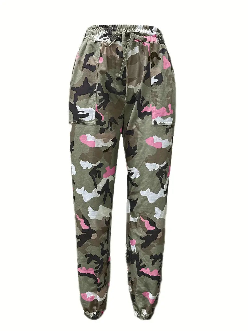 Camo Jogginghose Frühling mit Kordelzug