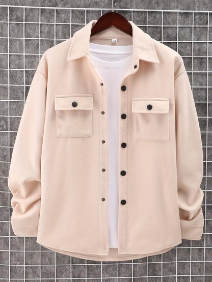 Herrenjacke Mit Brusttaschen Trendy Design