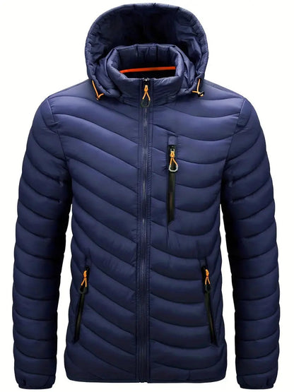 Herren Winterjacke Leicht Isoliert Warm