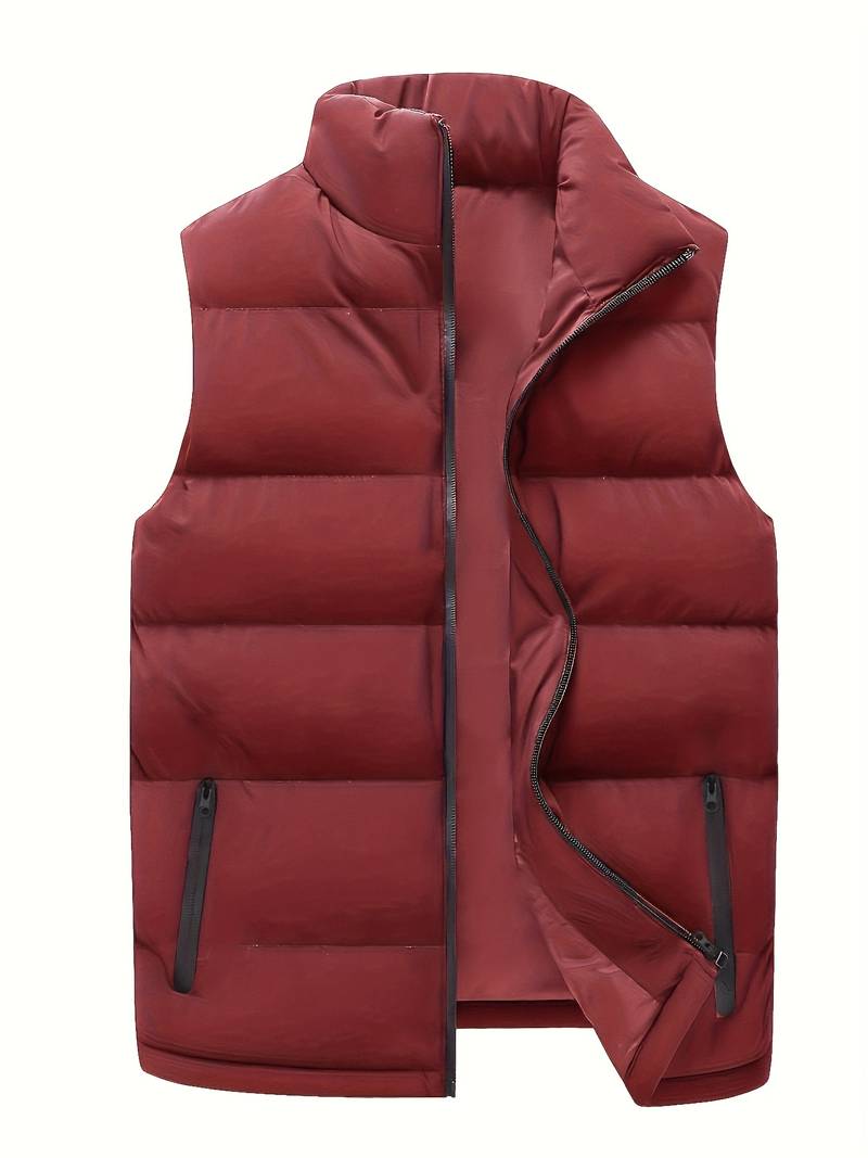 Wattierte Winterweste Herren Warm Isoliert