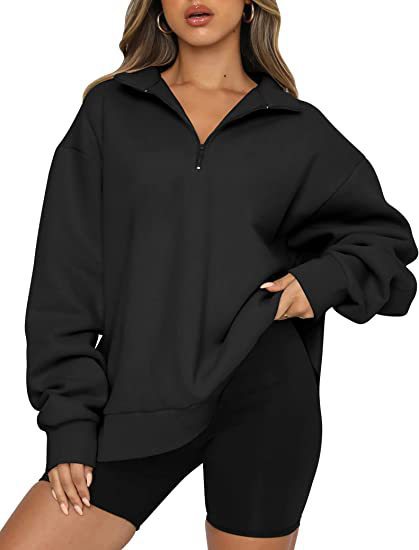 Damenschwetshirt mit Kragen Modern