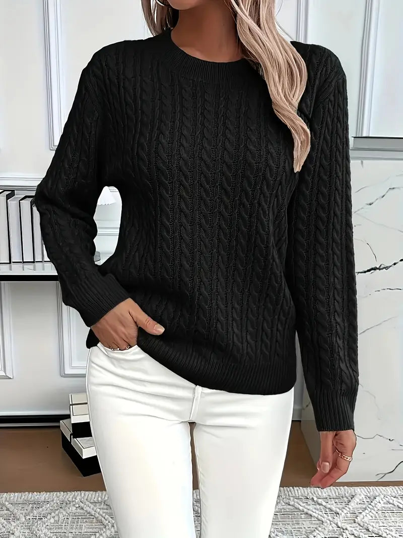 Weiche Kabelpullover Damen
