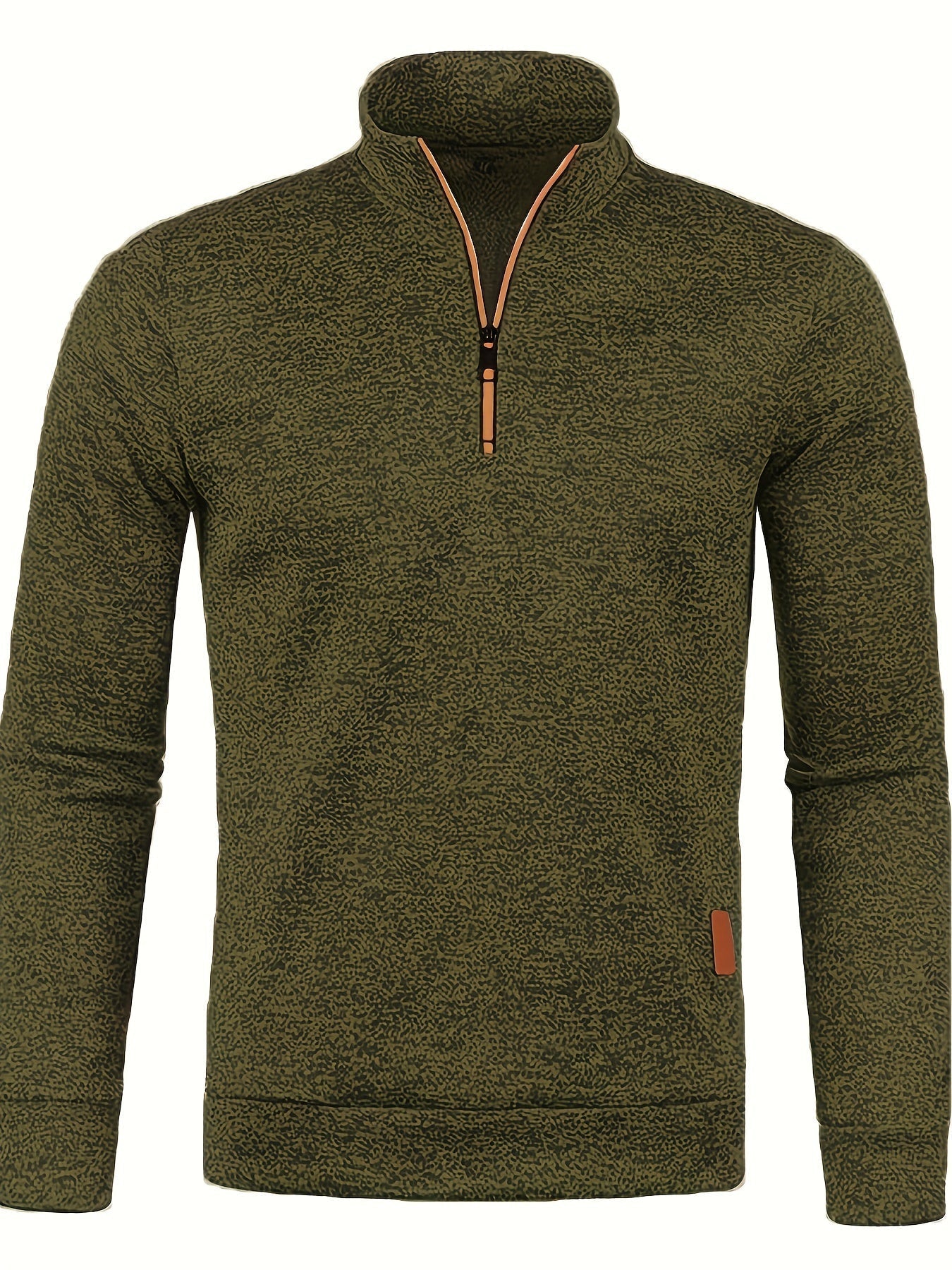Herren Pullover Warm Reißverschluss Winter