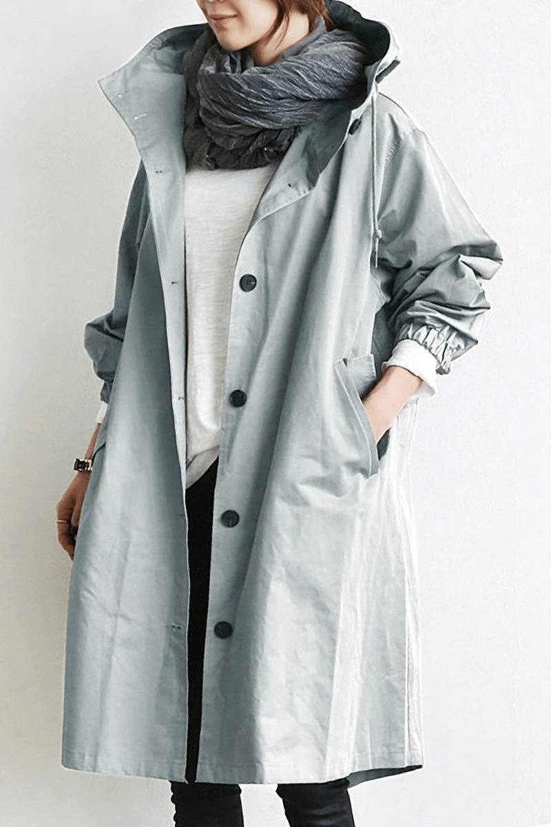 Damen Windbreaker Wasserdicht Praktisch