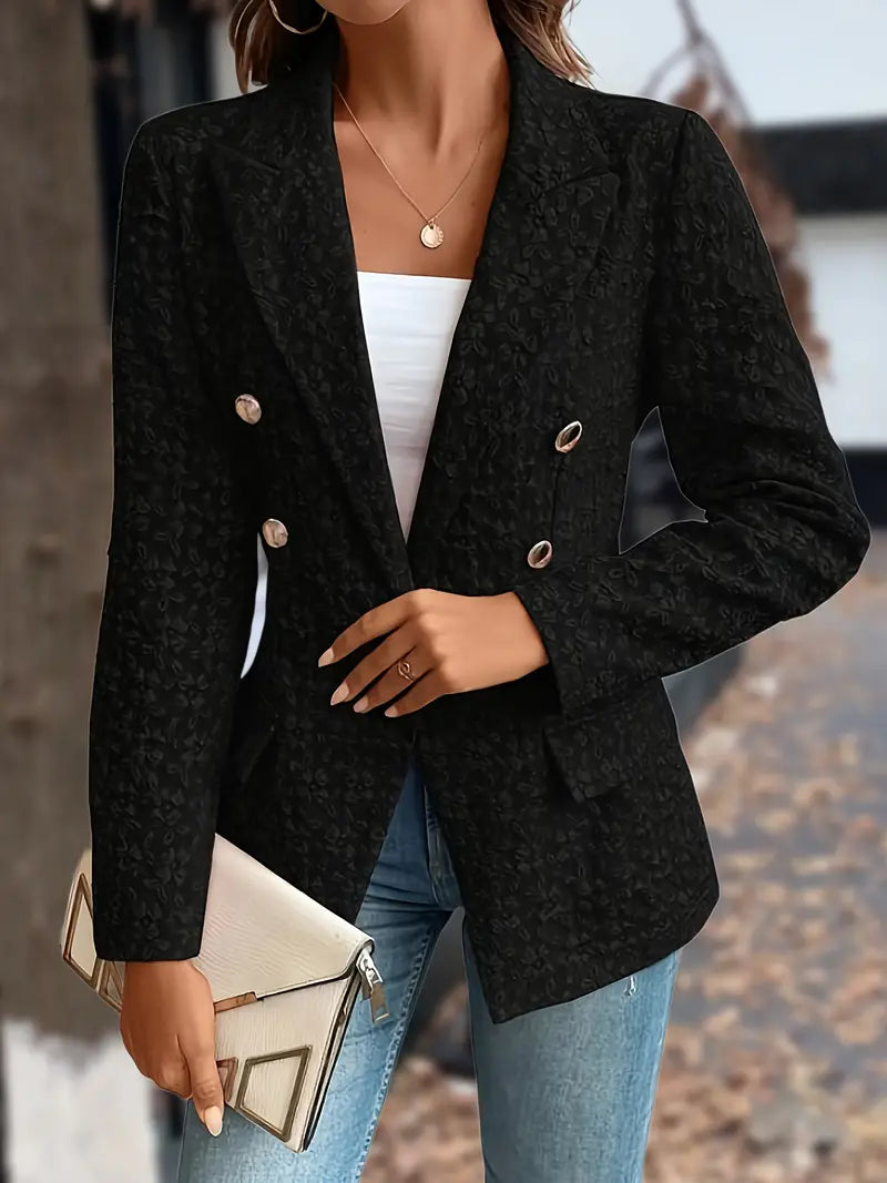Eleganter Damen Blazer Zwei-Reiher Chic - IdealeKleiden