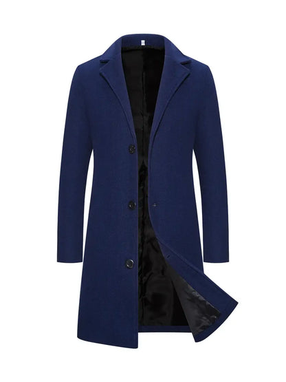 Herren Trenchcoat Elegant Lang