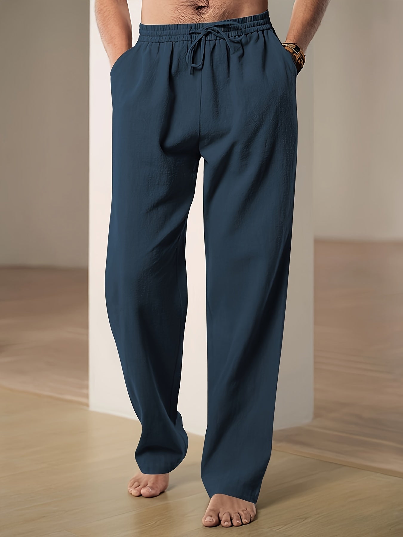 Bequeme Herrenhose Freizeitlocker Mit Kordelzug